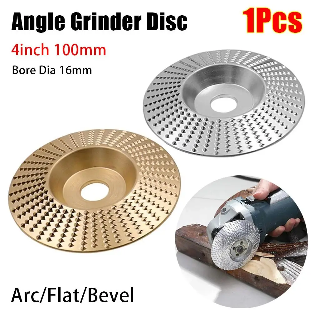 1/3Pcs Shaping Carving Sanding Rotary Wood Grinding Wheel Abrasive Tool Carbon Steel Wood Polishing Wheel 4inch 100mm