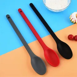1 Pc Silicone Mixing Spoon Nonstick  Kicthen Spoon Baking Spoon for Cooking Stirring, Mixing and Serving