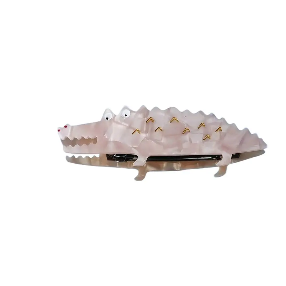 Gift For Women For Girl Acetic Acid Catch Clip Korean Style Hair Clip Crocodile Spring Clip Female Hair Accessories