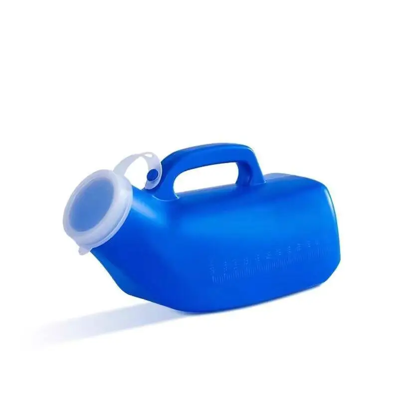 

1200 мл писсуары для мужчин, защищенный от разливов контейнер для мочи, пластиковая мужская бутылка для судно с крышкой для пожилых людей и недержания со шкалой