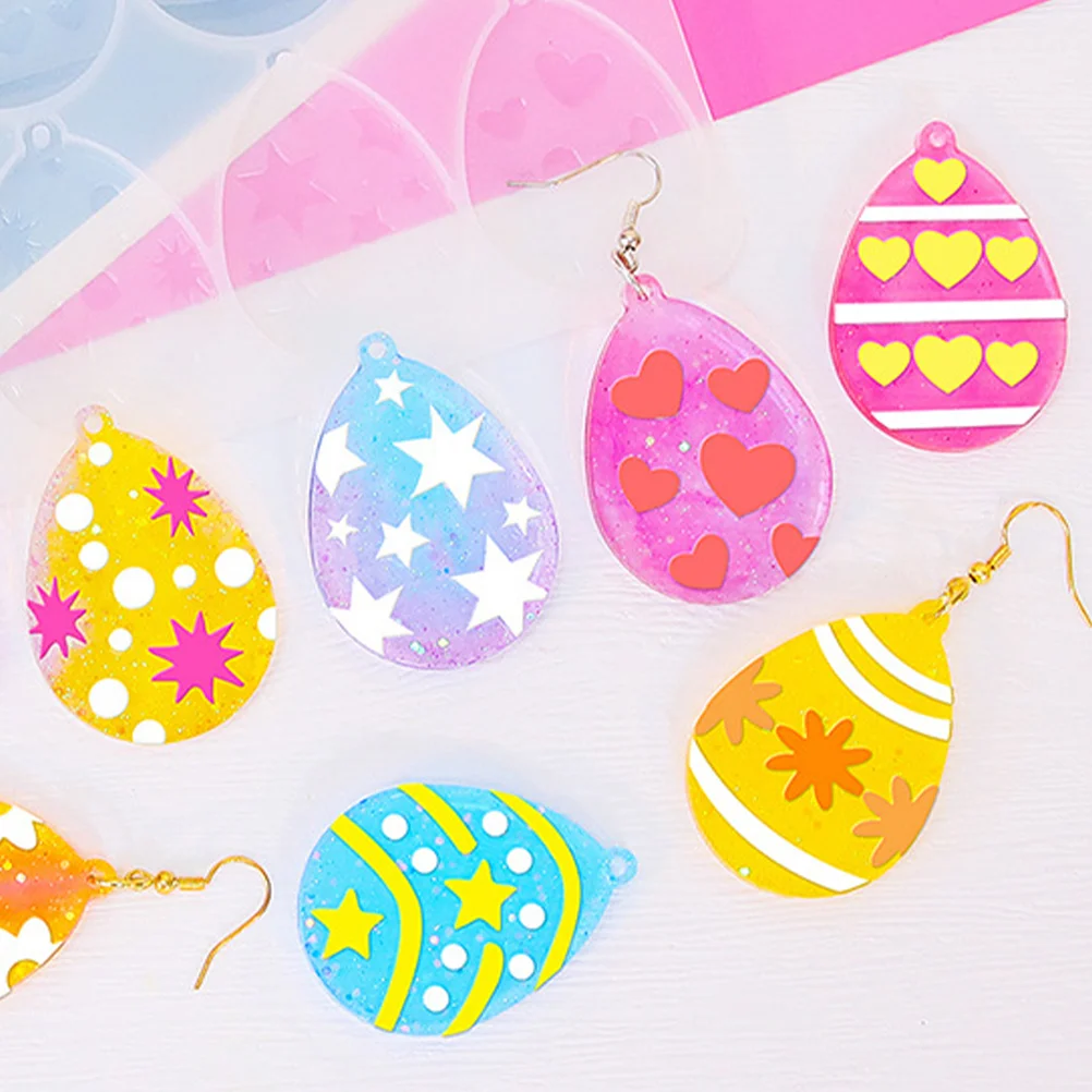 

Easter Pendant Mold Resin Jewelry Earring Silicone Craft Molds Earring Pendant Molds for Jewelry Accessories
