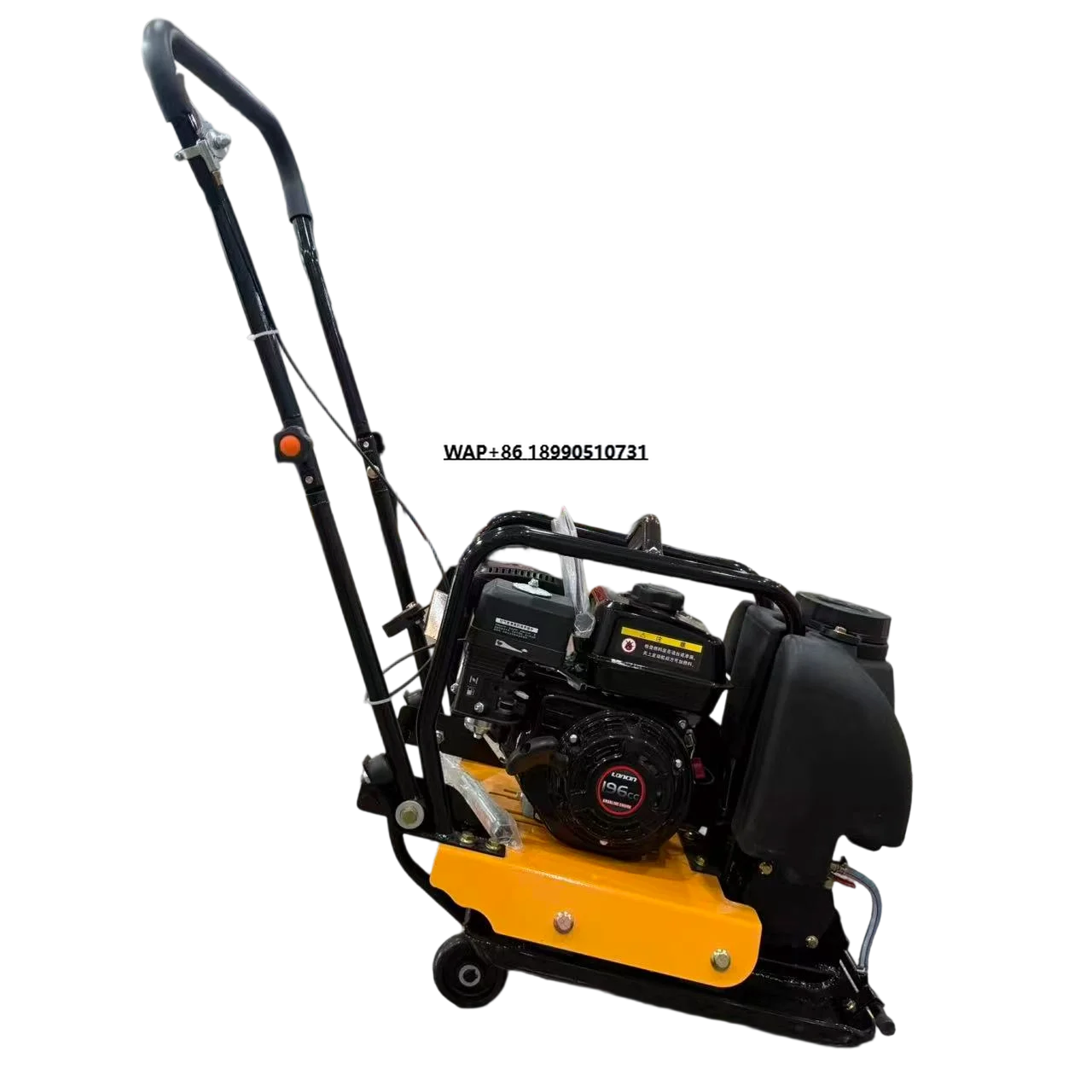 Compactor de terra do compactador concreto da placa do vibrador do motor resistente 6.5HP modelo ZX-C90T para venda