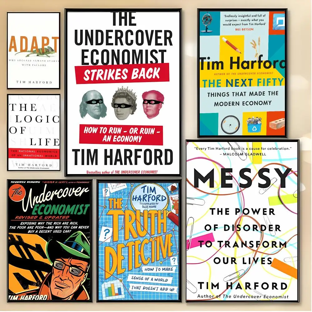 Economics Writer T-Tim Harford Poster Unique Home Decoration Ideas & Stylish Interior Art