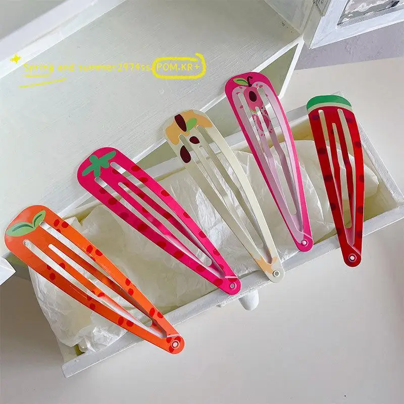 New 15cm Giant Large Size Colorful Cute Fruit Series Strawberry Orange Extra Large Hair Clips Fun Hair Accessories