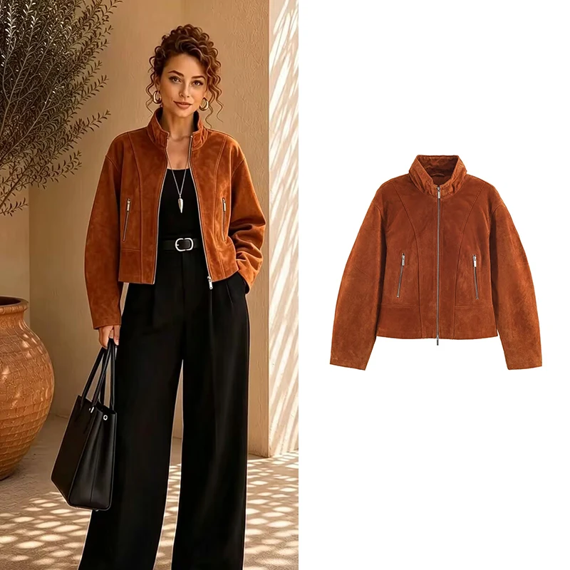 Women's New Jackets Blouse Autumn 2026 Fashion Slim Elegant Young Women's Warm Jackets Coats Chic Street Travel Autumn Coats