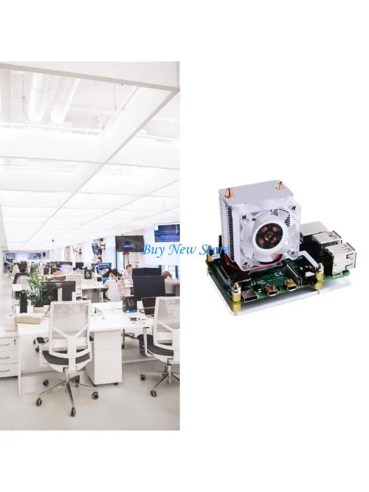 

20CE CPU LED Cooling Fan 4 Cooling Fan Cooler For 4B / 3B