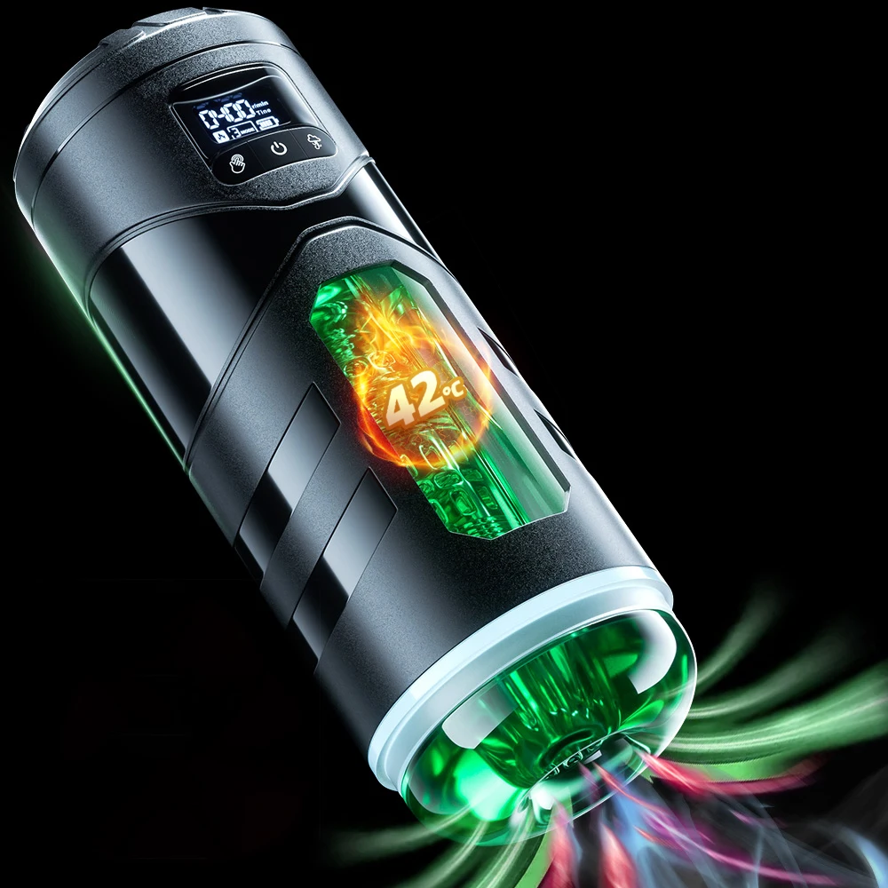 Automatic Sucking Vibration Male Real Heated Masturbator Cup Blowjob Masturbation Vagina Pocket Adults Sex Machines Toys For Man