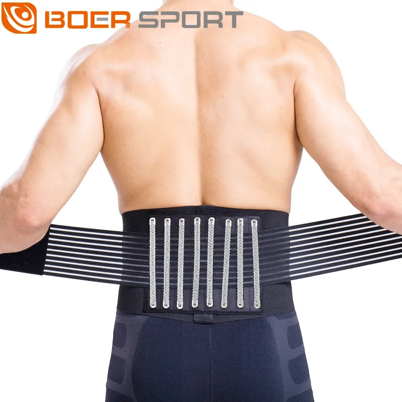 Waist Support with 8 Stays Back Lumbar Support Belt for Fitness,Weightlifting,Herniated Disc,Back Pain Relief Waist Brace Strap