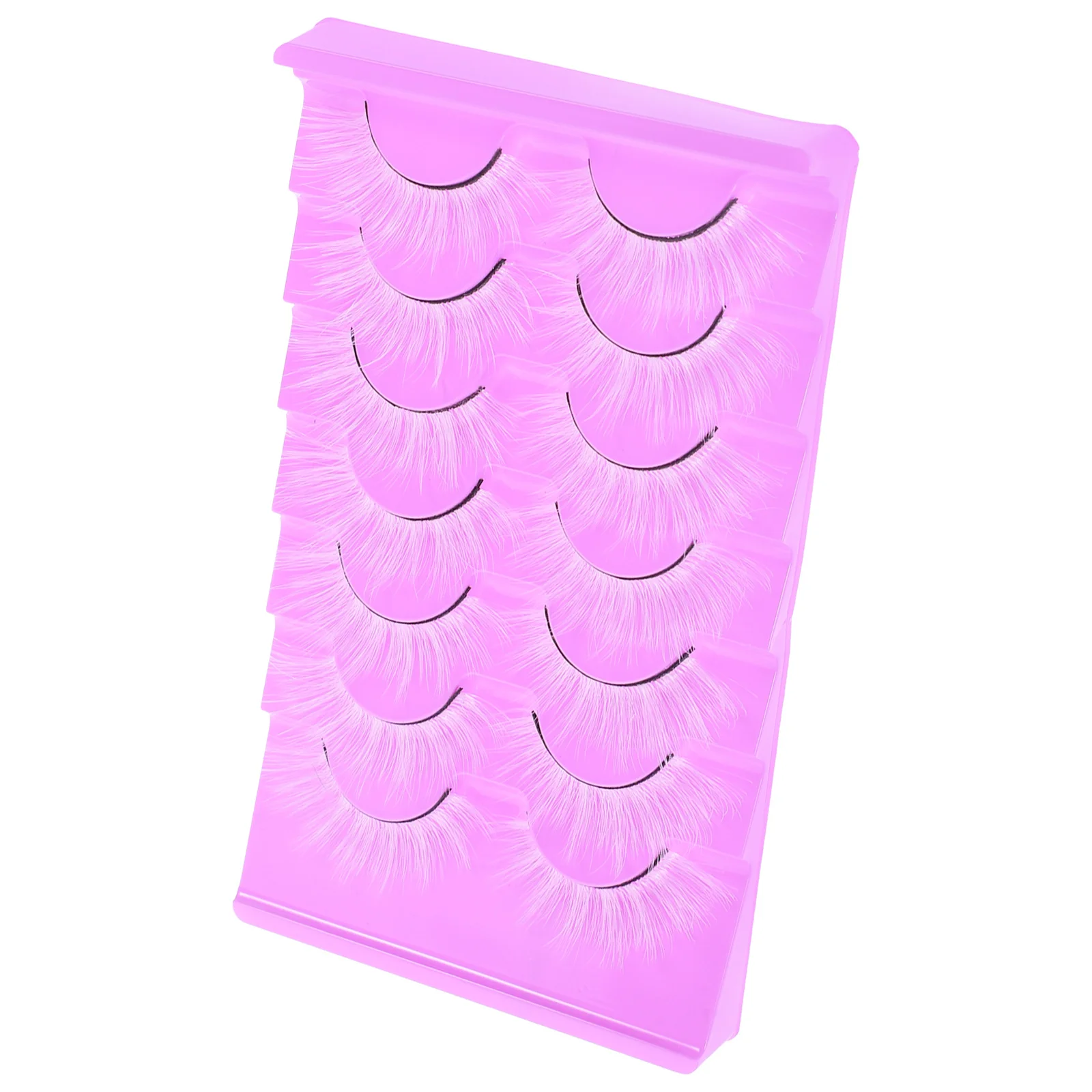 7 paar witte valse wimpers natuurlijke look nepwimpers voor cosplay party vrouwenwimpers nepwimpers