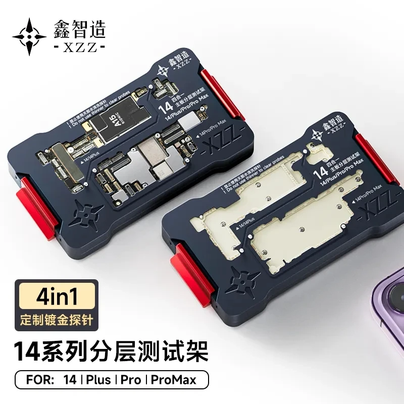 

XINZHIZAO FIX-14 EEPROM Programmer iSocket Motherboard Layer Tester Fixture For iPhone X-14 Pro Max Read-write Chip Test Stand