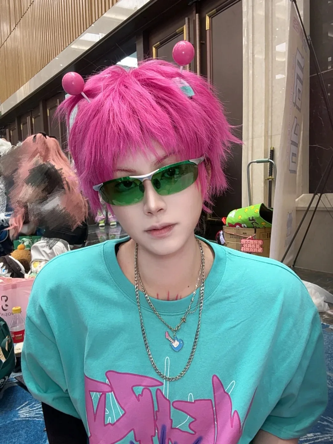 Saiki Kusuo Kopfbedeckung, Haarnadeln, Haarspangen, Cosplay, Anime, The Disastrous Life of PSI, Saiki K. Kusuo, Cosplay-Requisiten, Zubehör – Detail 4