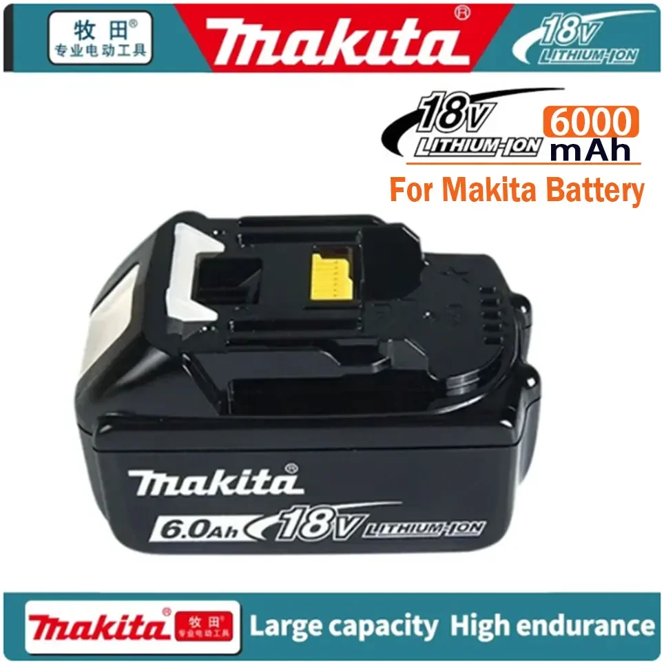 

100% original Makita 18V 6.0Ah Rechargeable Battery ,For Makita BL1830 BL1830B BL1840 BL1840B BL1850 BL1850B Power Tools Battery