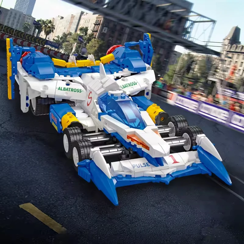 Klocki konstrukcyjne Future GPX Cyber Formula Asurada AKF-11 Super Vehicle, model wyścigowy, zabawka edukacyjna STEM dla dzieci i nastolatków, prezent