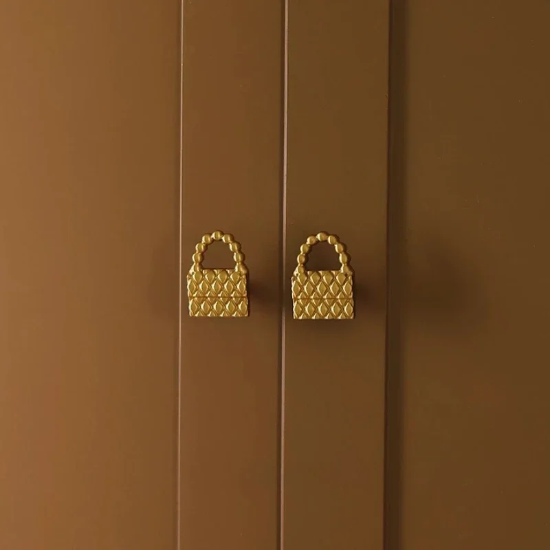 Schubladenknopf mit Einzelloch, 2 Stück, Gold, Luxus-Messing, Möbelgriffe für Küche, Ananas-Form, massiver Schranktürgriff – Detail 6
