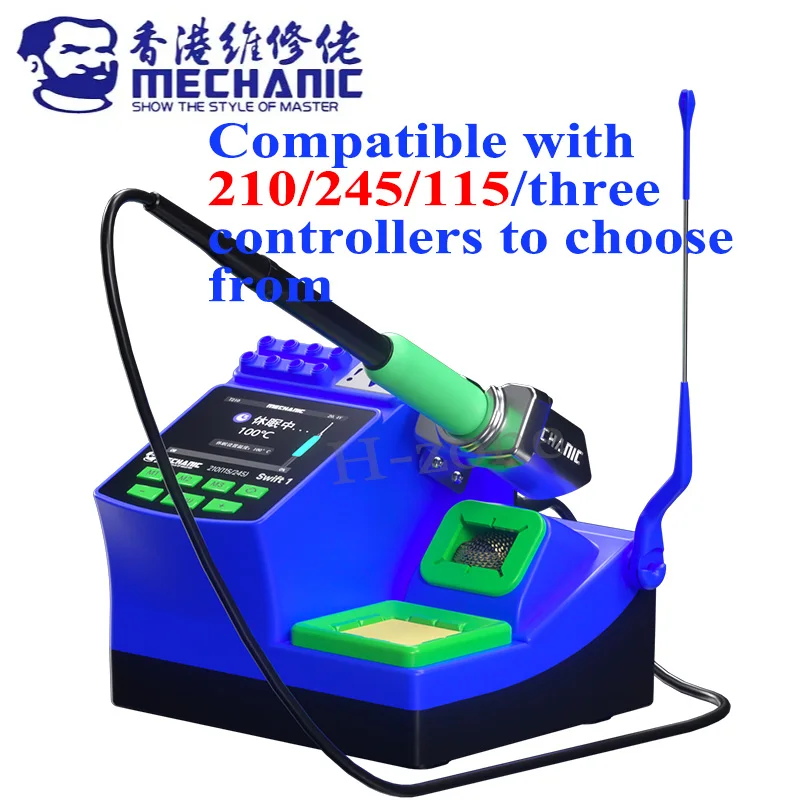 

MECHANIC Swift 1 Soldering Station Compatible Soldering Iron Tip C210 245 115 Handle Lead-free Electronic Welding Rework Station