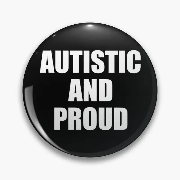 Красивый и гордый аутизм гордости слова Al настраиваемый мягкий кнопочный булавка Модный женский мультяшный металлический Подарочный воротник милый