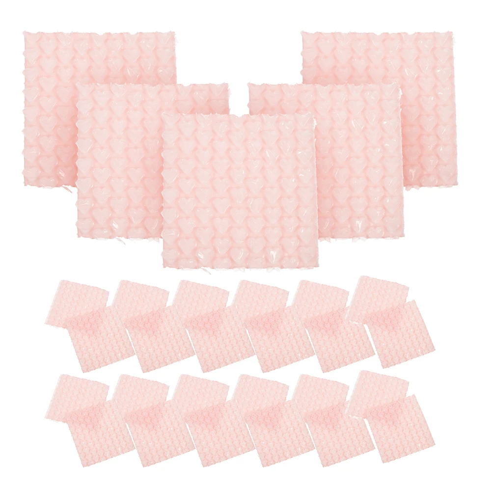 

100Pcs Heart Shaped Bubble Envelope Bags Cushioning Bubble Pouches Express Packaging Moving Mailing Shipping Packaging Envelopes