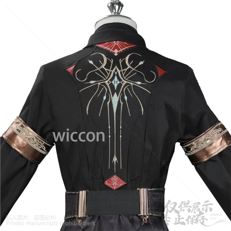 Аниме косплей игра Love And Deepspace Xavier Shen Xinghui Lumiere темная униформа пальто парики 3D маска бойфренд по индивидуальному заказу