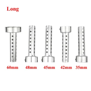 يمكن كاتم الصوت العالمي للدراجات النارية ، DB Killer ، كاتم الصوت ، مزيل الضوضاء ، عادم قابل للتعديل ، فضي ، 35 مم ، 42 مم ، 45 مم ، 48 مم ، 60 مم ، 2 قطعة أعلى 12 مبيعات كاتم صوت العادم دراجة آلية - No6