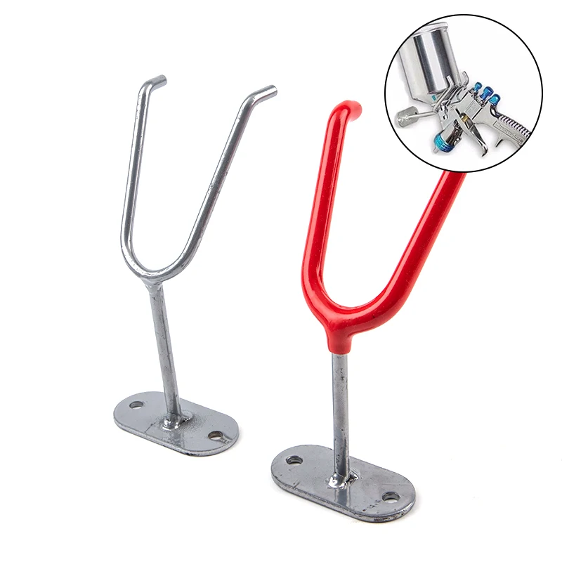 

1pc Painting Spray Gun Holder Stand Hand Tools Accessories Wall Bench Mount Hook Rack Wall-mounted Spray Gun Fixed Bracket
