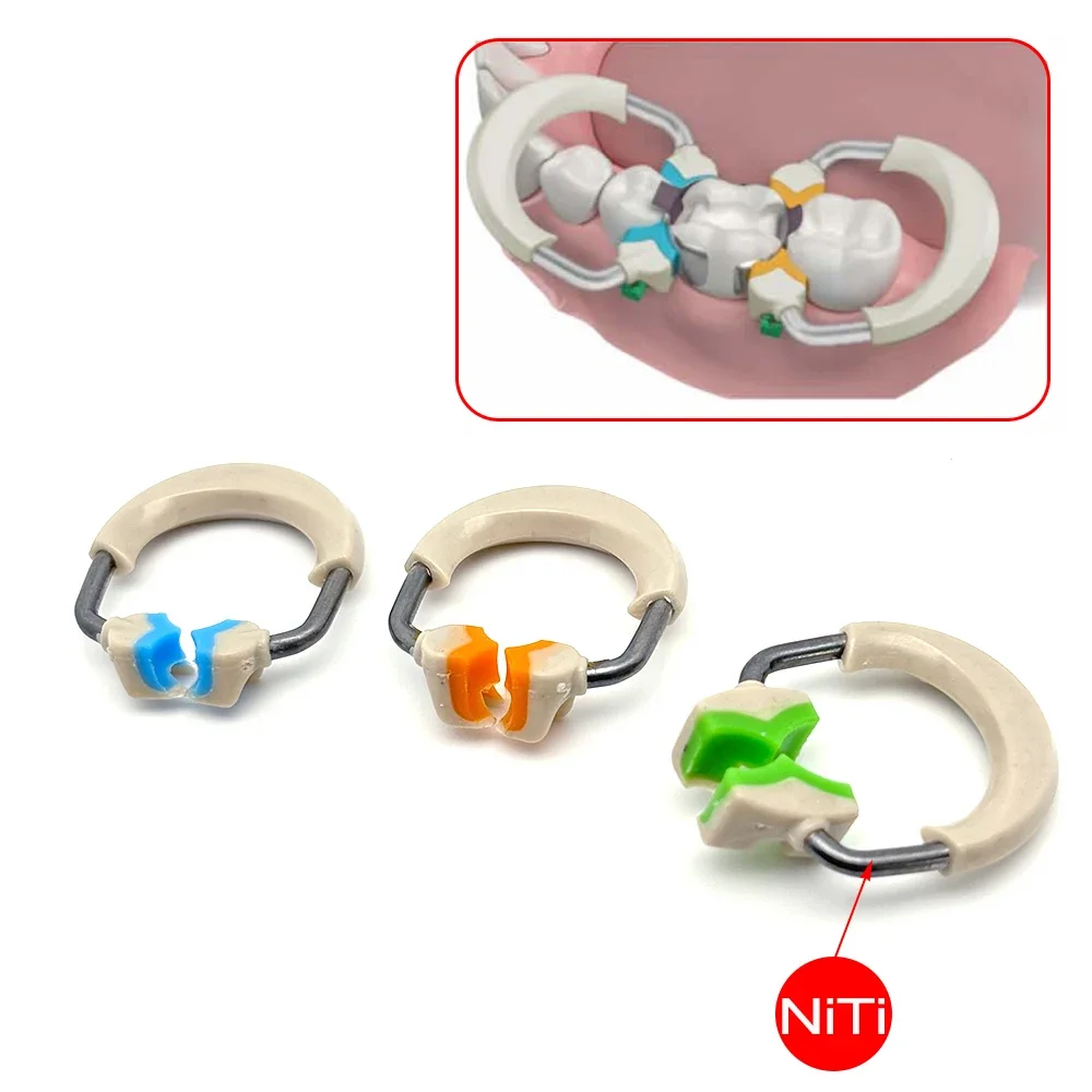 1Pcs Dental Matrix Bands NiTi Spring Clamping Ring Sectional Contoured Matrix Bands Dentist Instrument Tool Short/tall/wide Prep