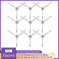 Side Brush For Xiaomi 1s 2s Roborock S5 S5 Max S6 S6 MaxV S50 S51 T6 Xiaomi MI Robot Vacuum Cleaner Replacement Accessories