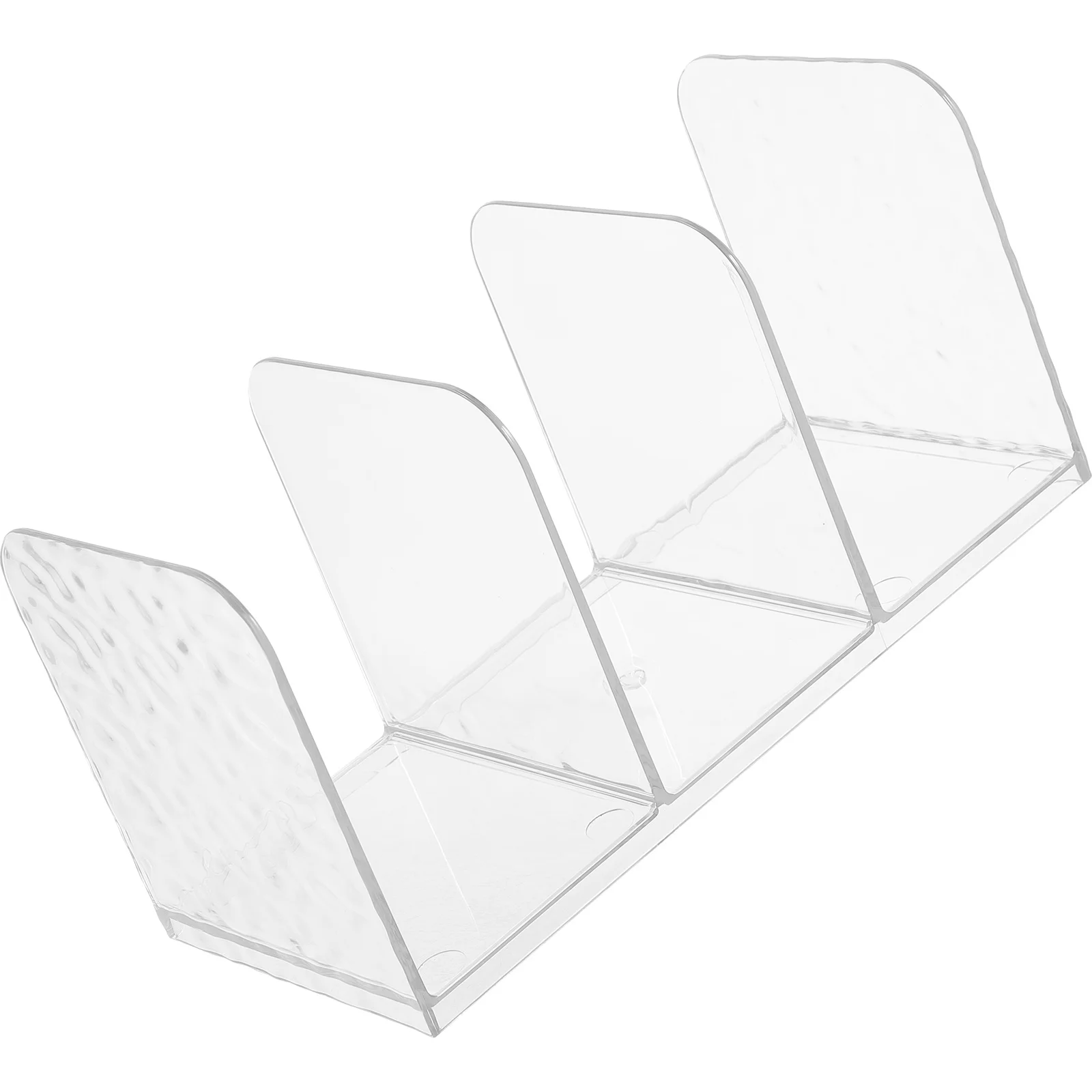 Büro Bücherregal Desktop Datei Dokument Lagerung Rack Acryl Dokument Organizer Datei Halter Desktop-Organizer Schule Lagerung Rack