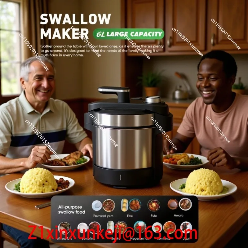 New African Staple Food Machine FUFU Machine, Ghana Banku Maker, Swallow Paste, Meat Grinder