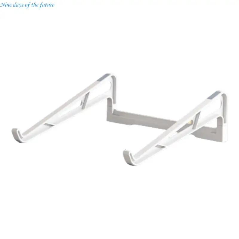 Portable Notebook Holder with Open-Frame Ventilated Support and Desk Viewing Comfort for Study, Work, and Art Use E65A