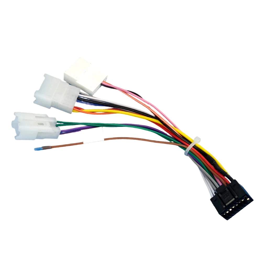 Car Stereo Cable 16Pin Wiring Harness Easy Installation For Radio Installation Compatible With Sedan Models Car Radio Upgrade