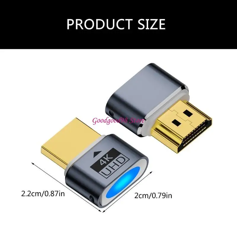 HDTV Dummy Plugs 4K UHD Virtual Monitors Display Emulators Headless Display W8EC