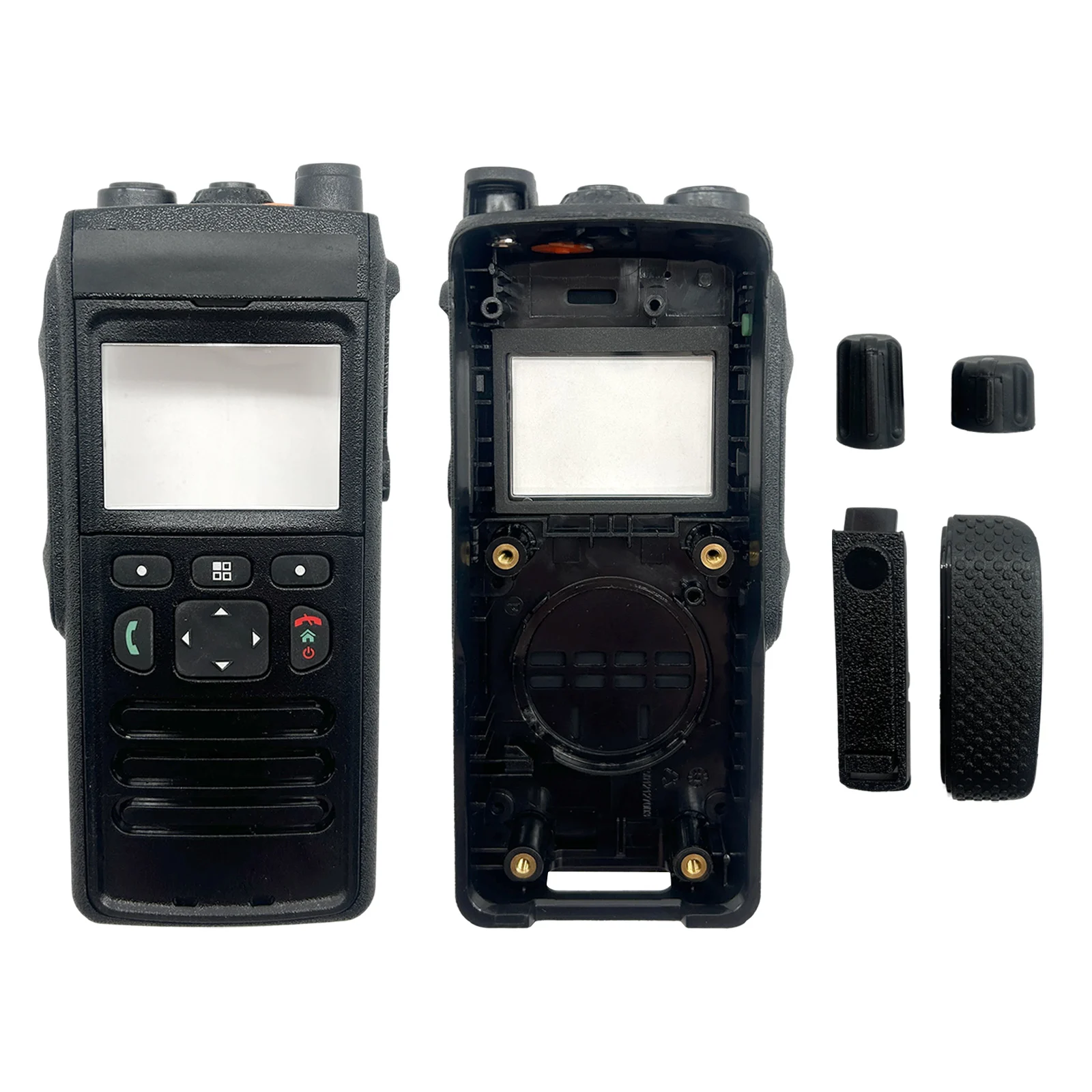 

Walkie Talkie Replacement Limited-Keypad Housing Case Front Cover Kit For MTP3100 Two Way Radio Black