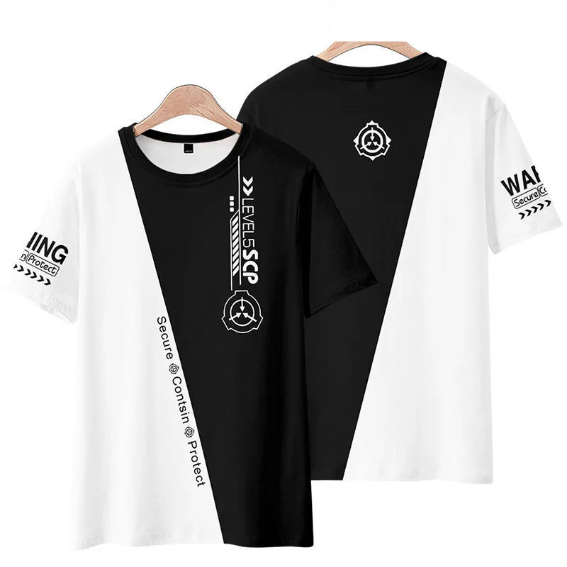 Scp Foundation 3D T Shirt Women Men Summer Fashion O-neck Short Sleeve Funny Tshirt Graphic Tees Streetwear Cosplay Costume
