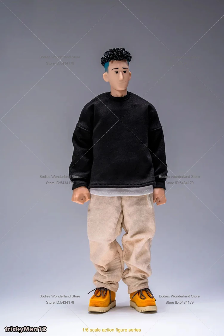 Em estoque trickyman12 1/6 escala soldado masculino na moda roupas de rua móvel 12 Polegada figura ação conjunto completo boneca coleção
