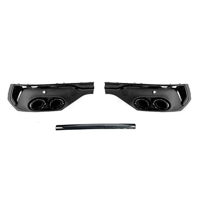Voor Audi Q5 Sportback 2020-2023 Auto Achterbumper Lip Splitter Diffuser Uitlaat Tips Achterbumper Nep Uitlaat poort Accessoires