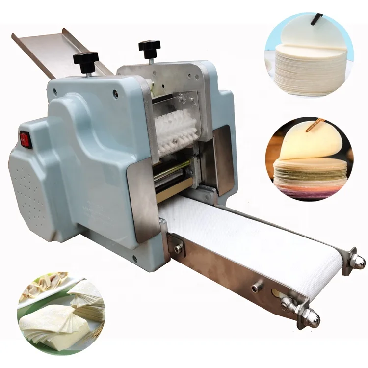 2023 Automatic Control And Production Small Dumpling Leaf Making Machine With Firm Structure Dumpling Wonton Wrapper Skin Maker