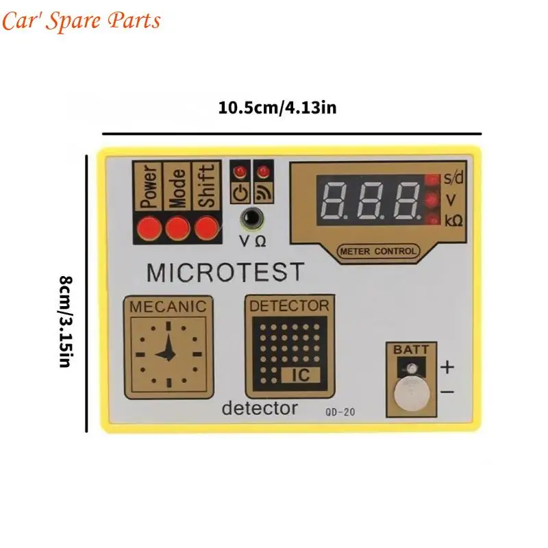 Y4UA جهاز اختبار الحركة الفعال ومحلل نبض البطارية لصانعي الساعات والمتحمسين الذين يكتشفون حالة بطارية الساعة #6