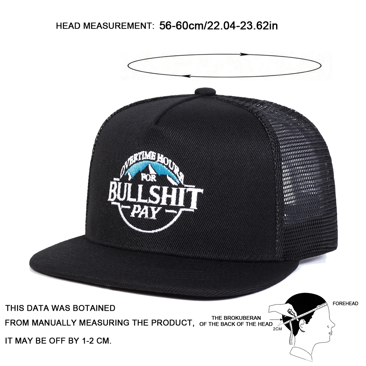 Unisex BULLSHIT PAY Brief Stickerei Hip-hop Net Hüte Frühling Sommer Outdoor Einstellbare Casual Baseball Caps Sonnenschutz Hut