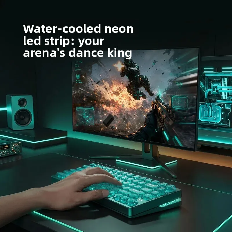 VGN Neon75 Air Gaming Mechanical Keyboard 8K Low Latency Gasket Hot Swapping E-sports Keyboard Customized PC Accessories Gifts
