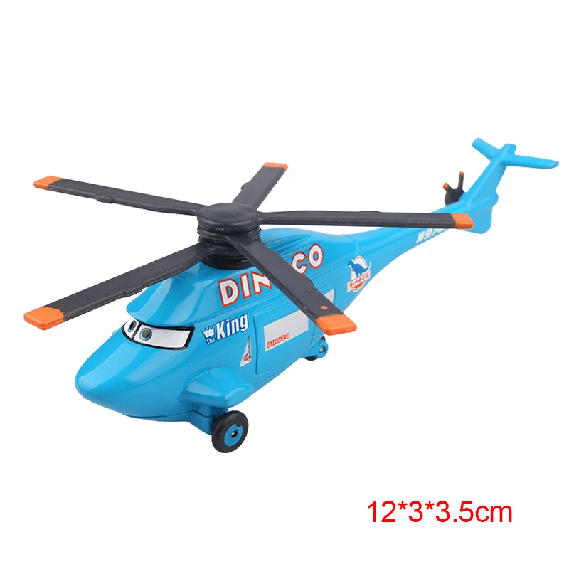 Disney Pixar Planes Dusty Skipper Aircraft Cars 3 Lightning McQueen Fritter Miss Metal Diecast Airplane Model Toy for Children