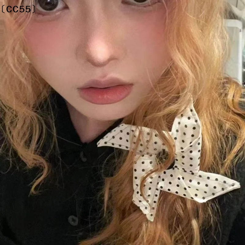 Polka Dot Windmill Shaped Hair Clip Cute Y2K Style Creativity Hair Clip For Daily Wear Photoshoot Girls Hair Accessories〔CC55〕