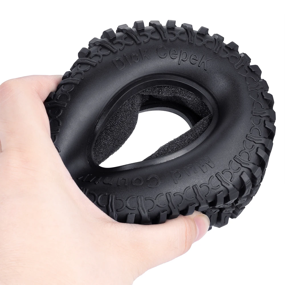 YEAHRUN Pneumatico In Gomma da 1.9 pollici 1.9 "Pneumatici delle Ruote 100x40mm per 1/10 RC Crawler Auto Axial SCX10 Wraith TRX4 TRX6 D90 Parti di Aggiornamento