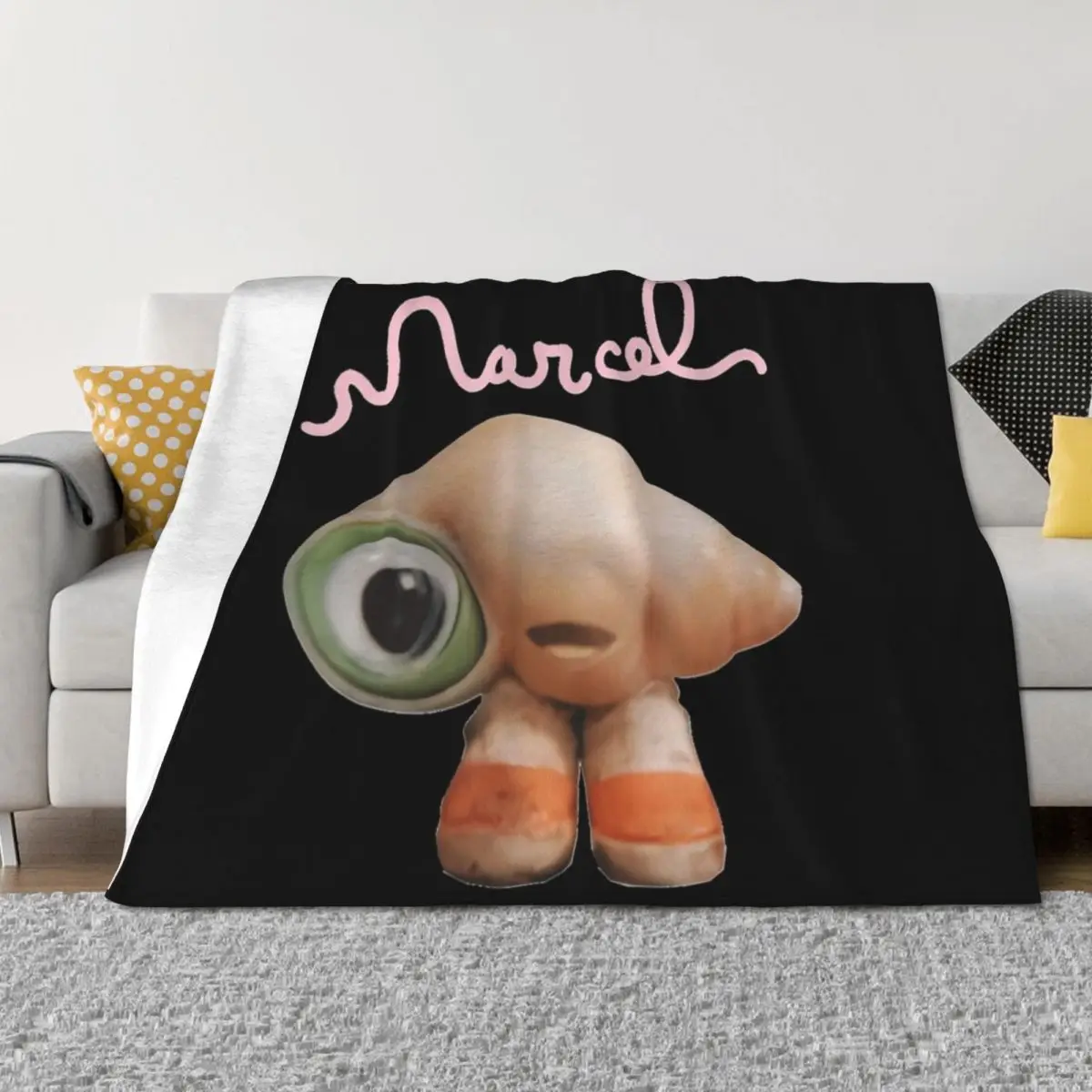 

Marcel-the-Shell-with-Shoes-On-Live-Action-Classic-T-Shirt Throw Blanket Blankets For Sofas heavy to sleep Quilt Polar Blankets