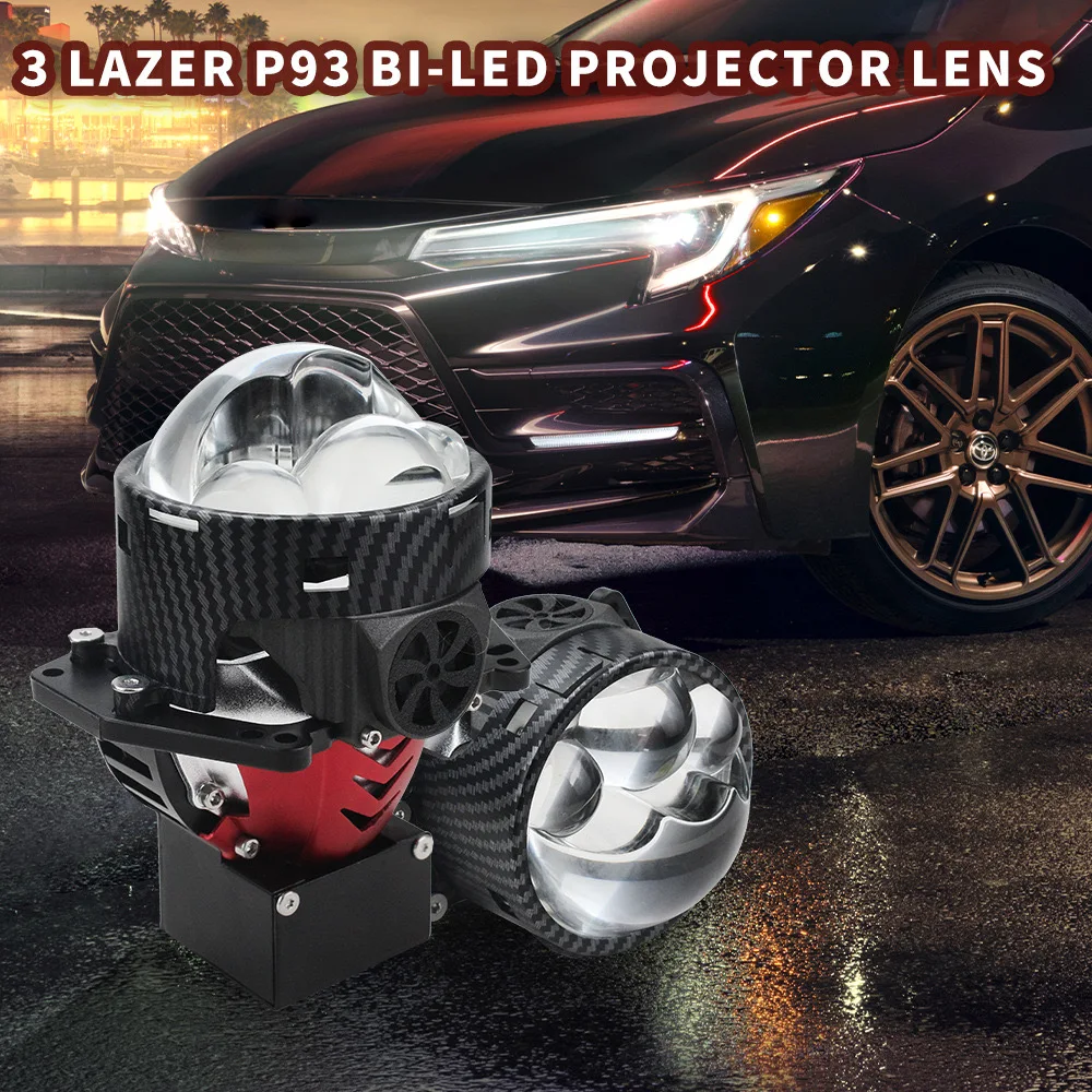 Carolyn new  H7 H4 LED laser projector lens high and low beam LED projection headlights H4 9005 9006 car headlights