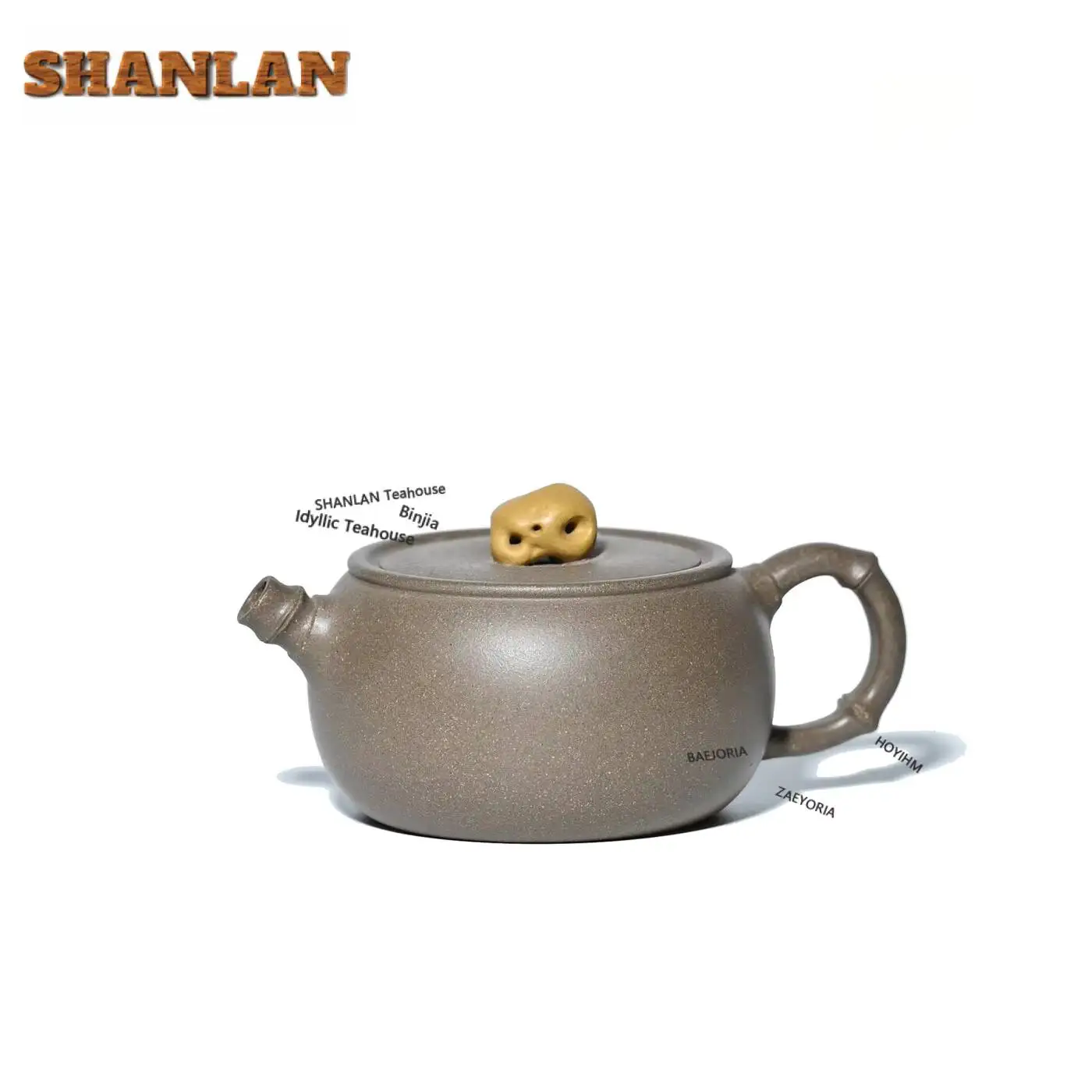 150ml High-end Yixing Purple Clay Teapots Master Handmade Taihu Lake Stone Pot Raw Ore Green Section Mud Kettle Zisha Tea Set