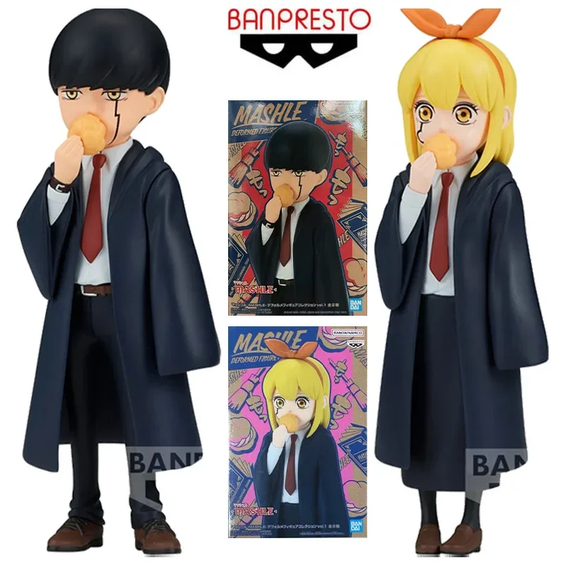 Banpresto Original Mashle: Magic and Muscles Anime Figure Msah Burdedead Lemon Irvine Action Figure Toys for Boys Girls Gifts