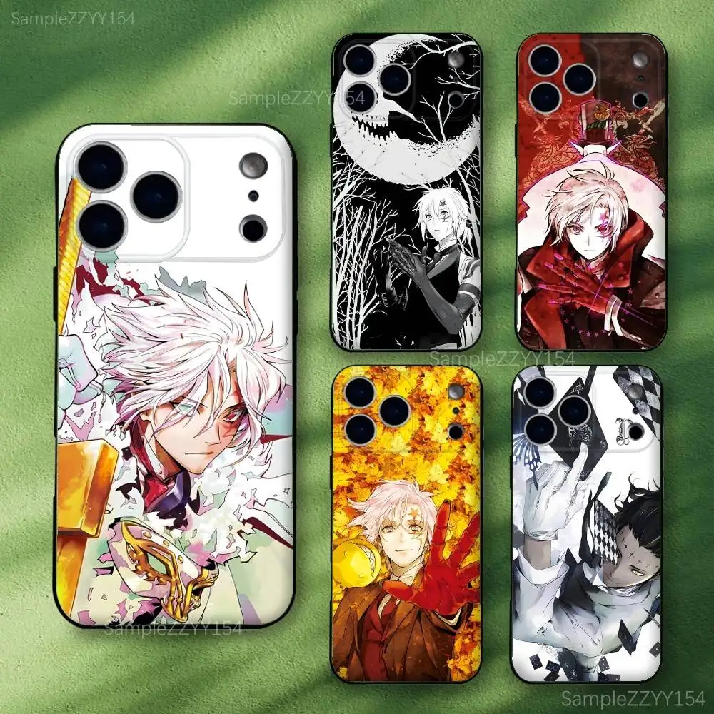 

D-D Gray Man Phone Case For iPhone 17,16,15,14,13,12,Pro,Max,Plus,E,SE4,Air,Mini Black Soft Funda