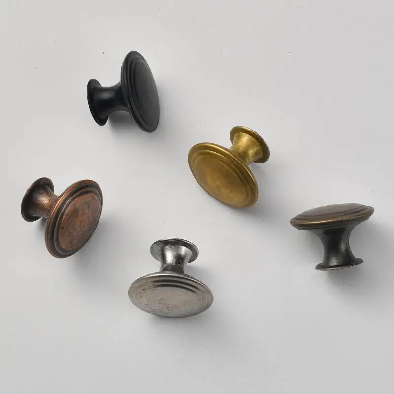 Single Hole Handle Bronze Black Cabinet: Shoe Cabinet Mushroom Door Handle Simple Drawer Round Furniture