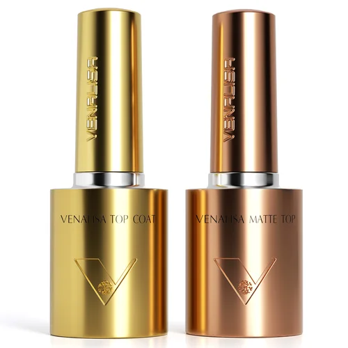 Imagen 2 del producto 10ml Venalisa Super brillante capa superior Hema libre Soak Off UV LED recarga diamante largo desgaste Anti-amarillo no pegajoso capa superior