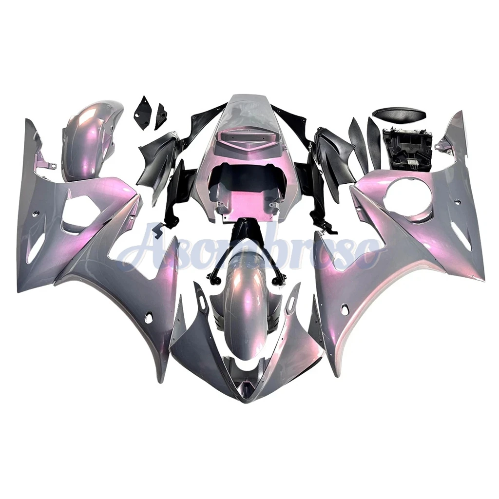 Injection Molded Fairing Kit For Yamaha YZF R6 2003 2004 2005 YZF-R6 Chameleon Gray Dazz Pearl Purple Motorcycle Body Panels